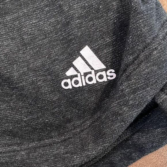 Adidas Heather Gray French Terry High Low Skirt Medium - Picture 5 of 6